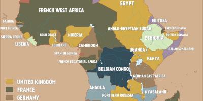 Kartta brittiläinen Kamerun