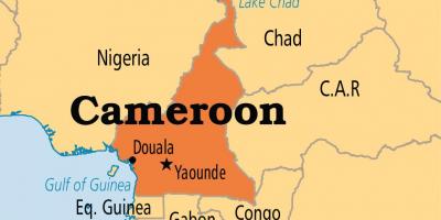 Kartta yaounde Kamerun