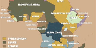 Kartta brittiläinen Kamerun