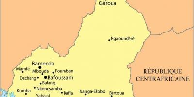 Kartta douala Kamerun